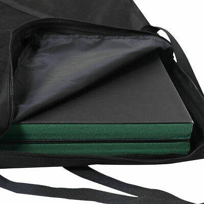 48" Green Octagon 8 Player Four Fold Folding Poker Table Top & Carrying Case