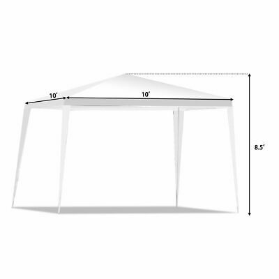 10'x10' Canopy Party Wedding Tent Heavy Duty Gazebo Pavilion Cater Event Outdoor