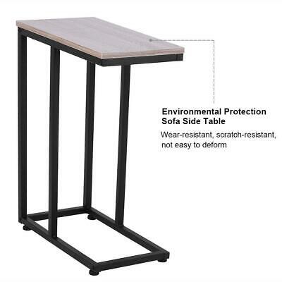 Hot Style Narrow Snack Couch End Table Stand Living Room Woodtop Sofa Side NEW