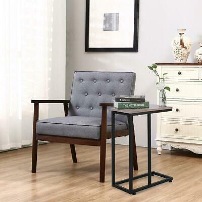 Hot Style Narrow Snack Couch End Table Stand Living Room Woodtop Sofa Side NEW