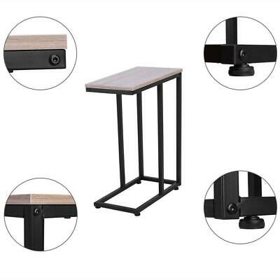 Hot Style Narrow Snack Couch End Table Stand Living Room Woodtop Sofa Side NEW