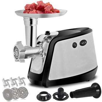 Electric Meat Grinder Mincer Sausage Stuffer Filler Stainless Chopper Machine