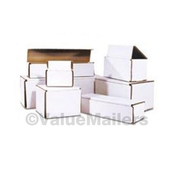 250 - 5 x 3 x 3 White Corrugated Shipping Mailer Packing Box Boxes