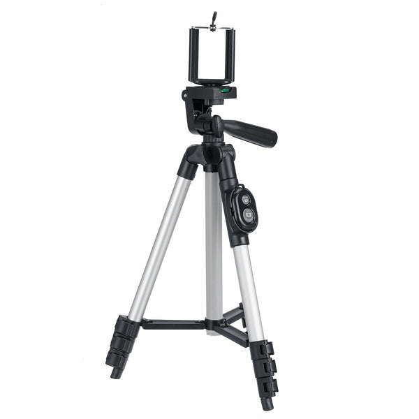 Portable Flexible Long Tripod Camera Stand bluetooth Remote Control with Phone Holder for Cell Phone