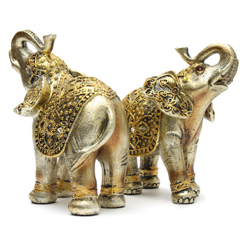 7 Pc Exotic Elephant Decoration