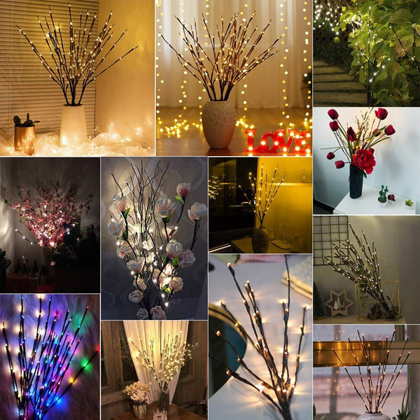 Willow Branch  Decorations Lights